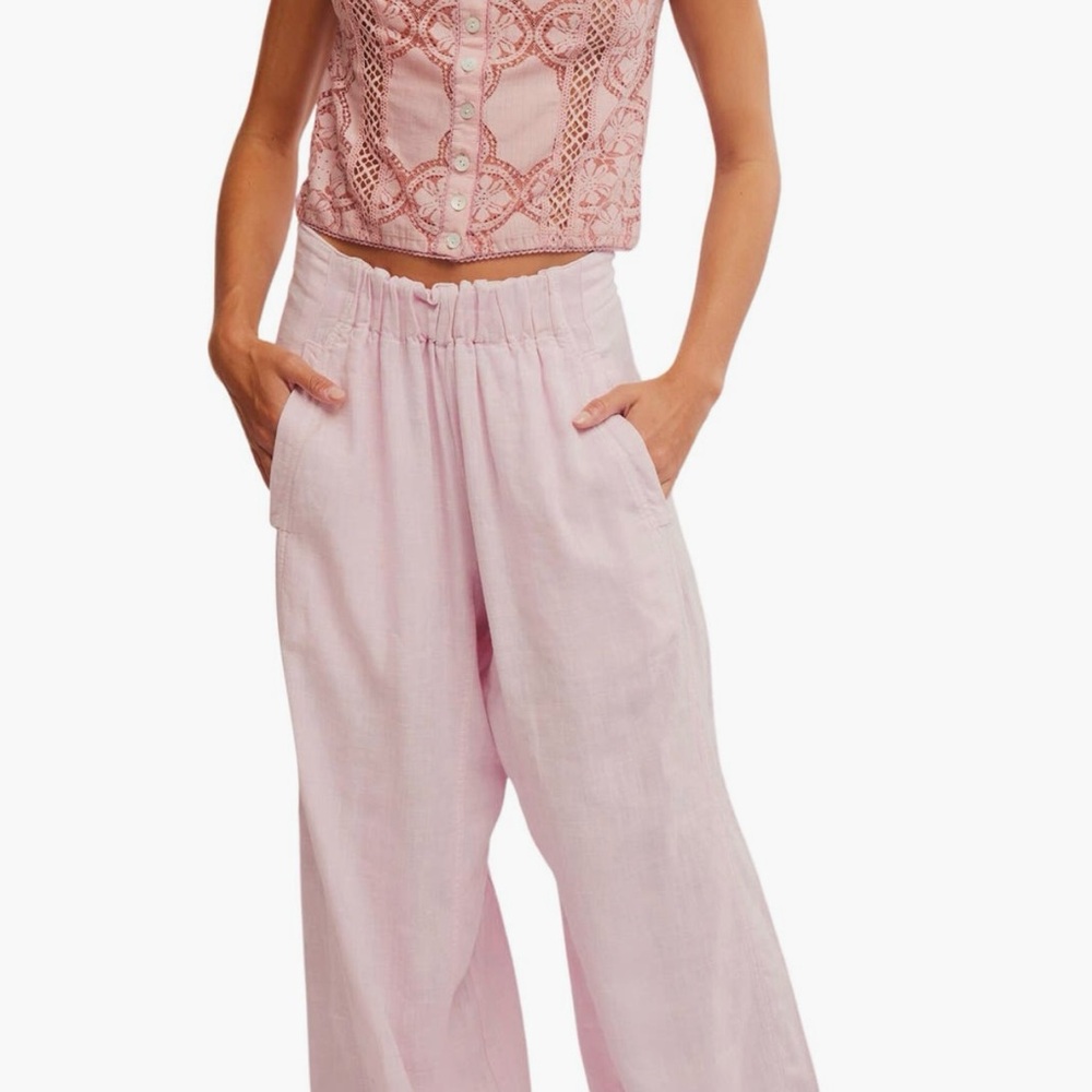 Free People
Days End Pull-On Linen Blend
Wide Leg Pants